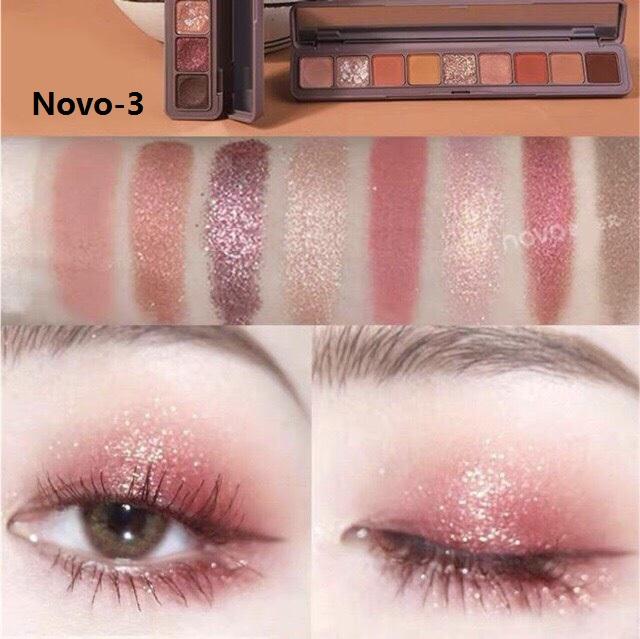 Bảng Mắt Novo Dẹp 9 Ô Soft Eye Shadow Smooth Texture