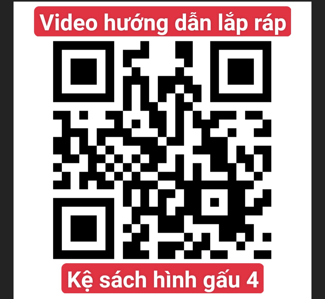 (Khắc tên bé free) Kệ sách Gấu 4 (size nhỡ)
