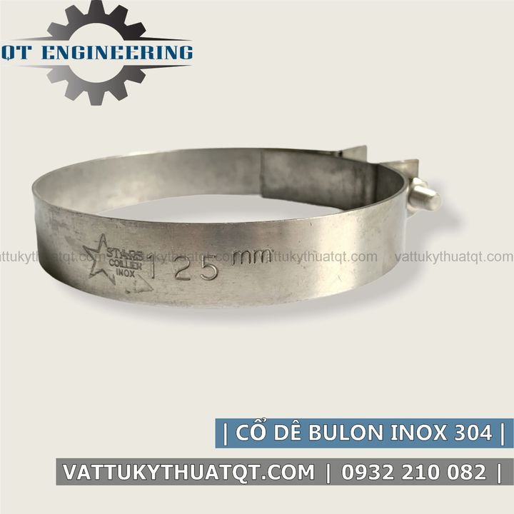 Cổ Dê Bulong Inox 304 (Phi 25,30,35,45,50) | VATTUKYTHUATQT.COM