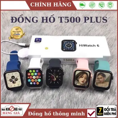 ﹍ Đồng Hồ Thông Minh T500 Plus 💥 FREESHIP 💥 seri 6 Tràn Viền 44mm Tiếng Việt Nghe gọi Bluetooth 5.0 44mm bảo hành 1 năm