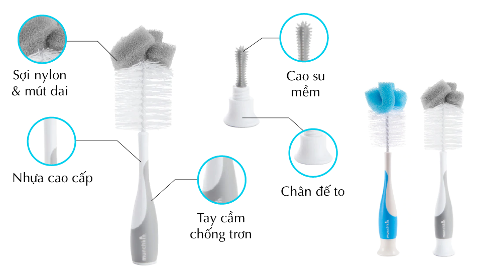 CỌ BÌNH SỮA CÓ MÚT MUNCHKIN