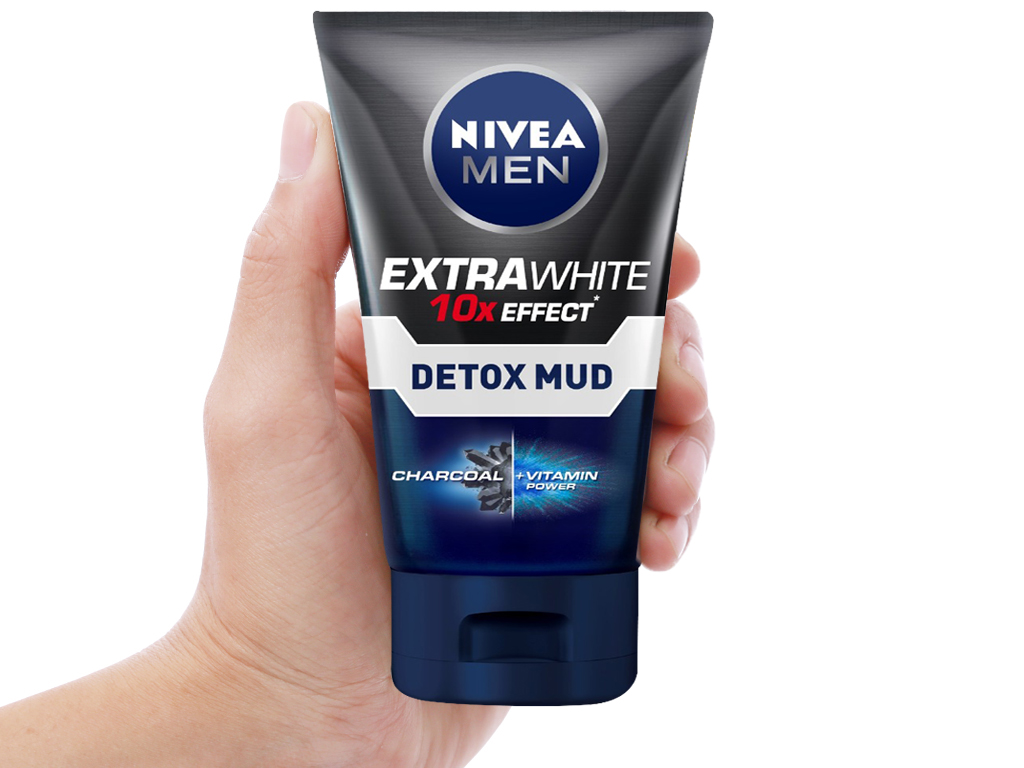 Sữa rửa mặt mud giúp sáng da & kiểm soát nhờn nivea men 100ml
