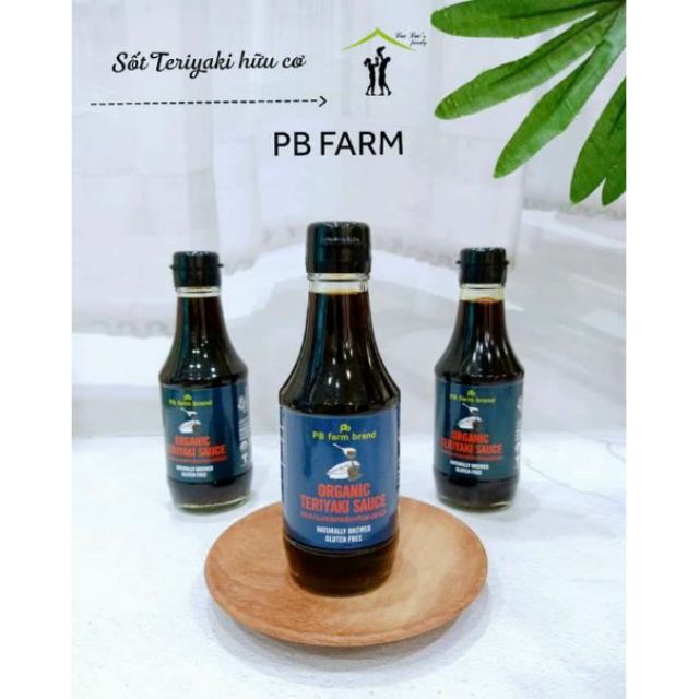 Nước sốt hữu cơ Teriyaki - PB Farm - 200ml