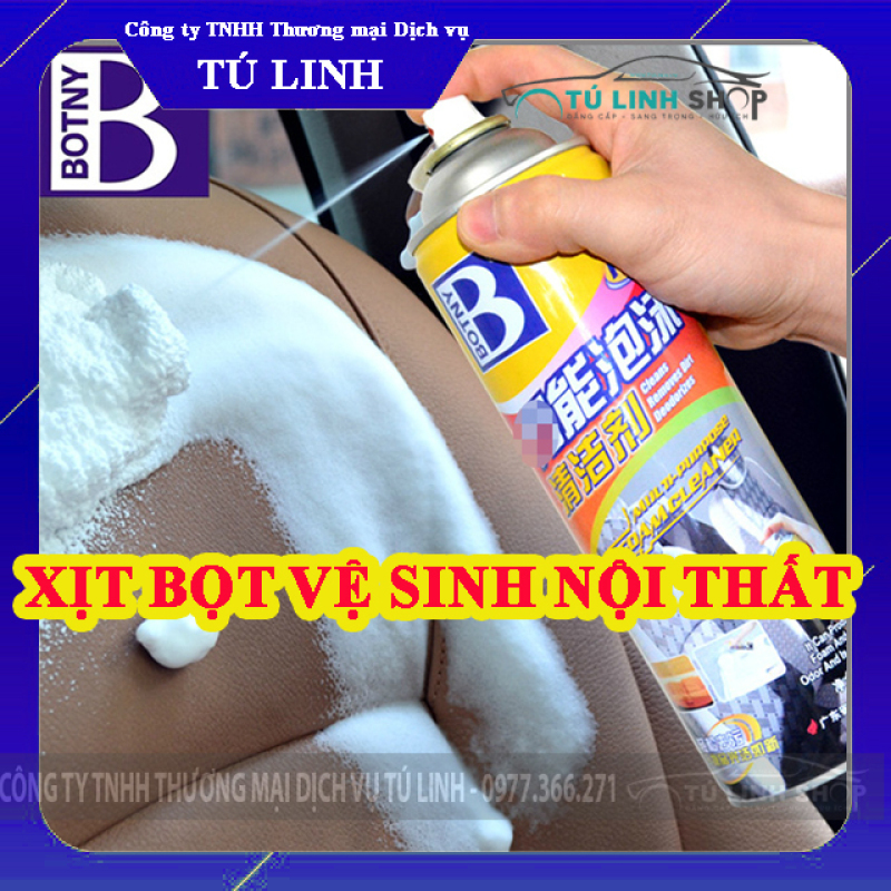 Chai xịt bọt vệ sinh nội thất ô tô Foam Cleaner