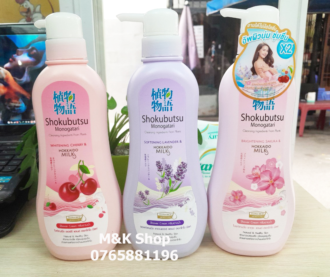 Sữa tắm Shokubutsu 500ml Thái Lan