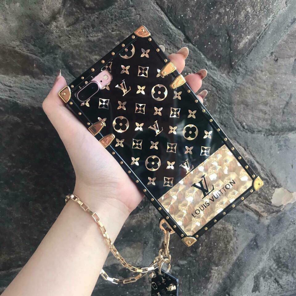 Ốp lưng thương hiệu LV gương iphone 6/6plus, 7/7plus, 8/8plus, X, XR,XMax