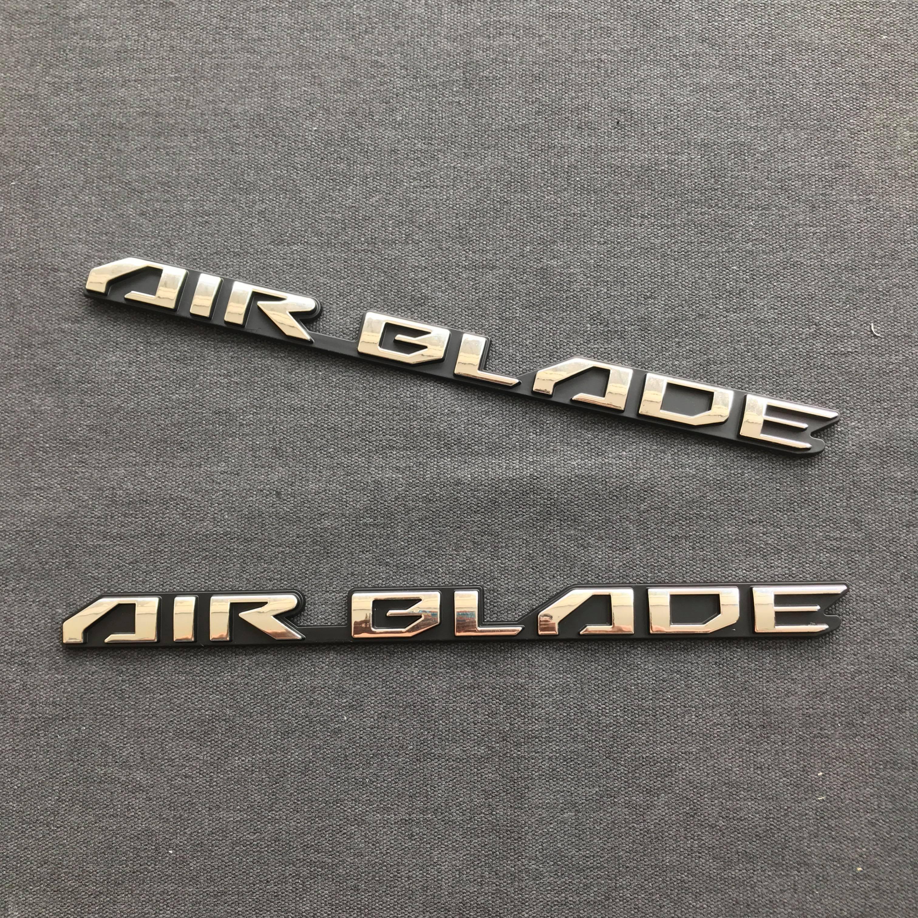 Tem decal chữ nổi AIR BLADE (2 CHỮ)