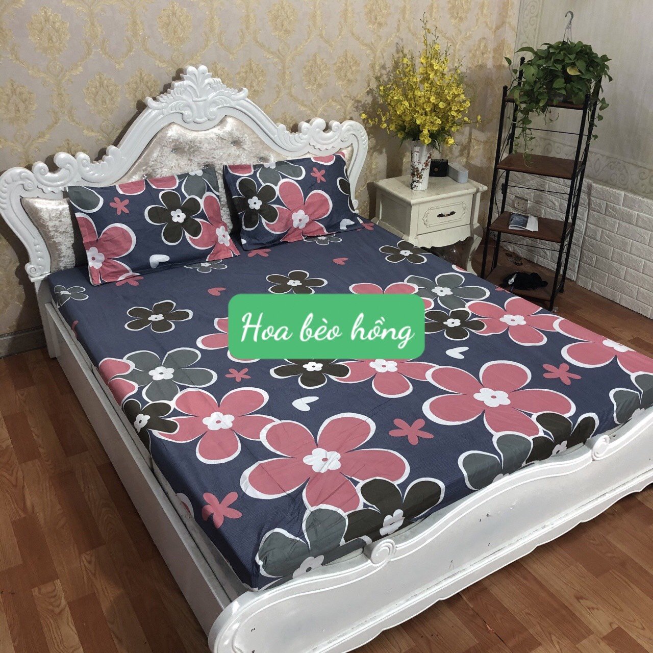 Ga Trải Giường 1m6x2m ,quả đào cam