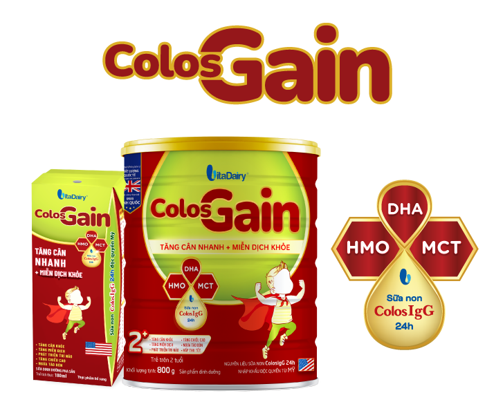 Vitadairy Colos Gain 0+/1+ Powdered Milk 800g Can