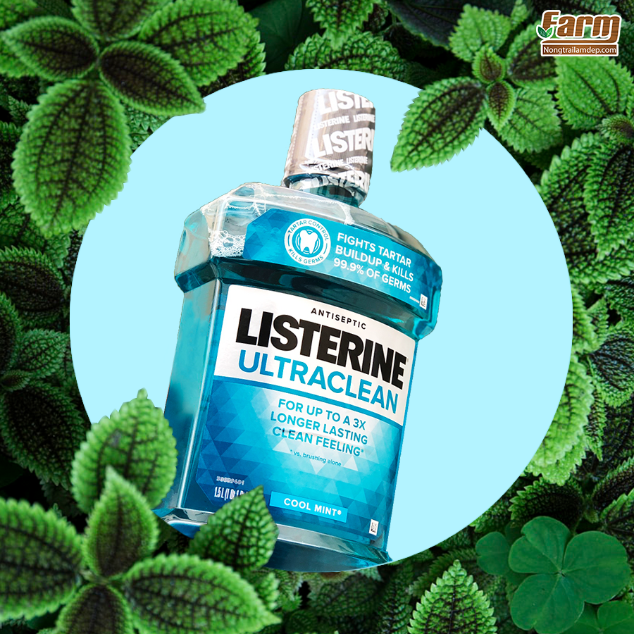 Nước Súc Miệng Listerine Ultra Clean Cool Mint 1500ml