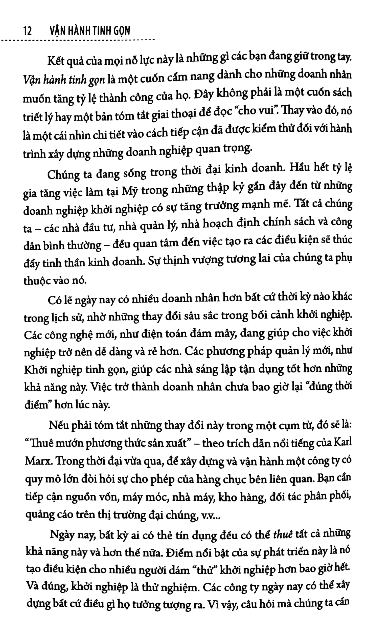 Sách Fahasa - Vận Hành Tinh Gọn