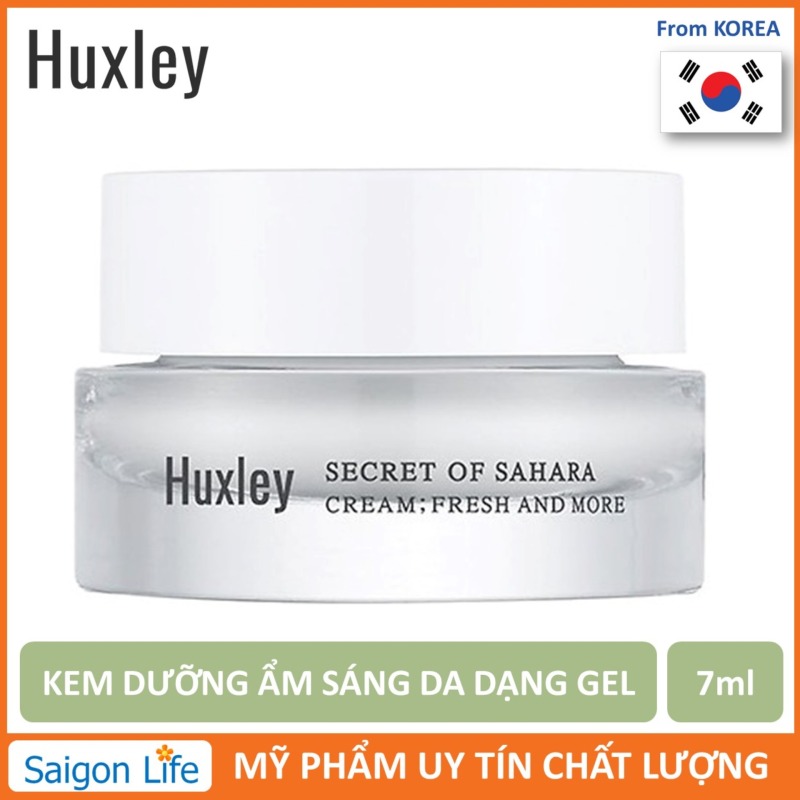 Kem Dưỡng Ẩm Dạng Gel Huxley Cream; Fresh and More 7ml giá rẻ