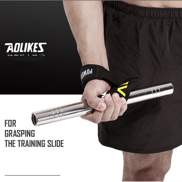 [HCM]Dây kéo trợ lưng nâng tạ Aolikes HW7637 ( 1 đôi)