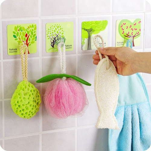 Combo 5 Móc Dán Tường Siêu Dính 3D Độc Đáo