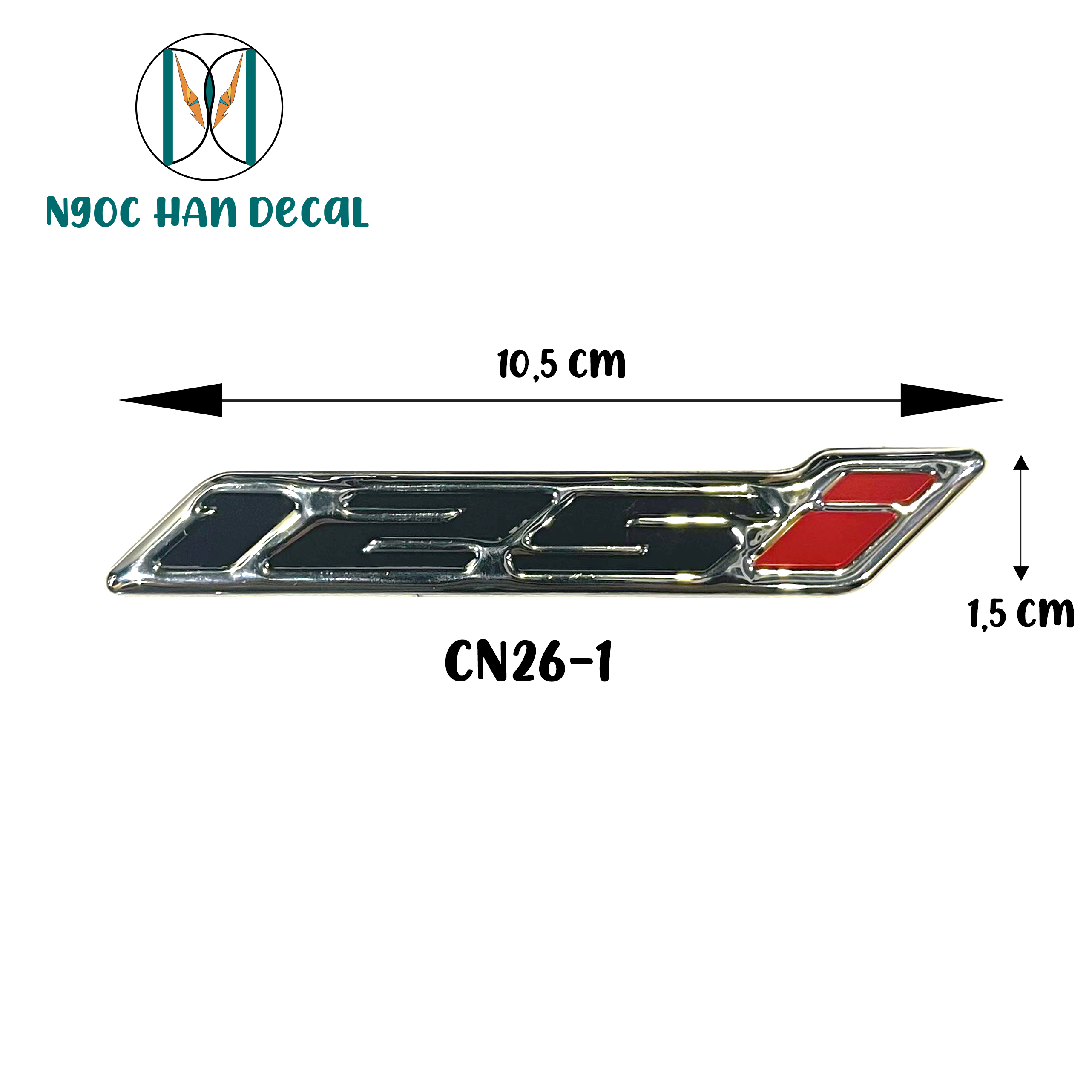 Cặp tem chữ Honda CLICK 125i & 150i