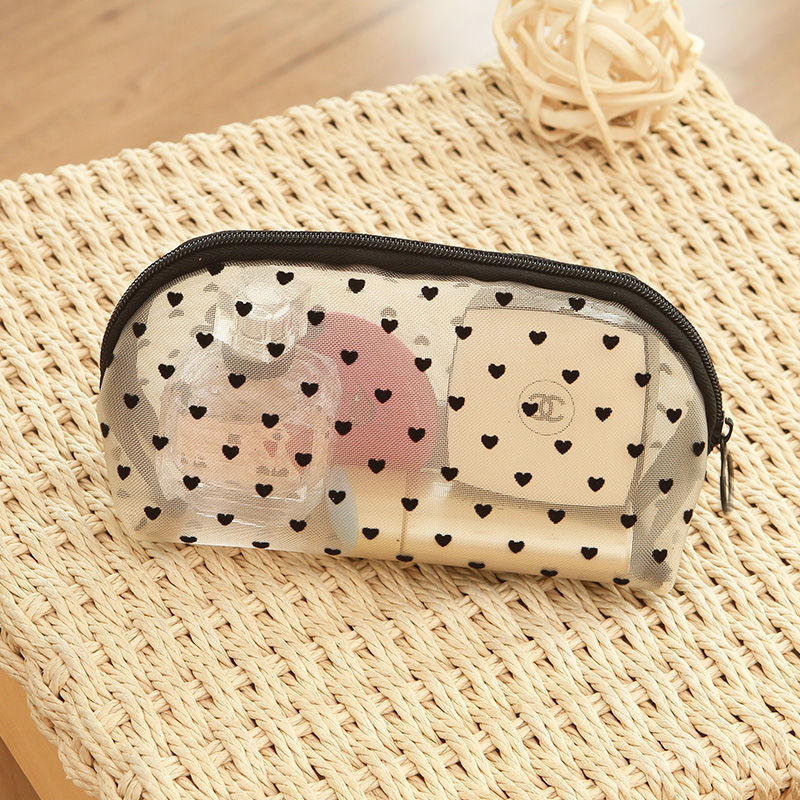 Túi đựng mỹ phẩm bút viết bằng lưới nhiều size đa năng giá rẻ cho nữ OT07