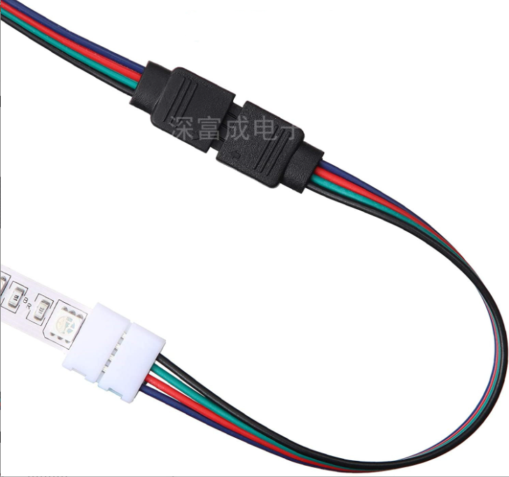 Dây cáp nối Led RGB 2 đầu 4 chân 15cm