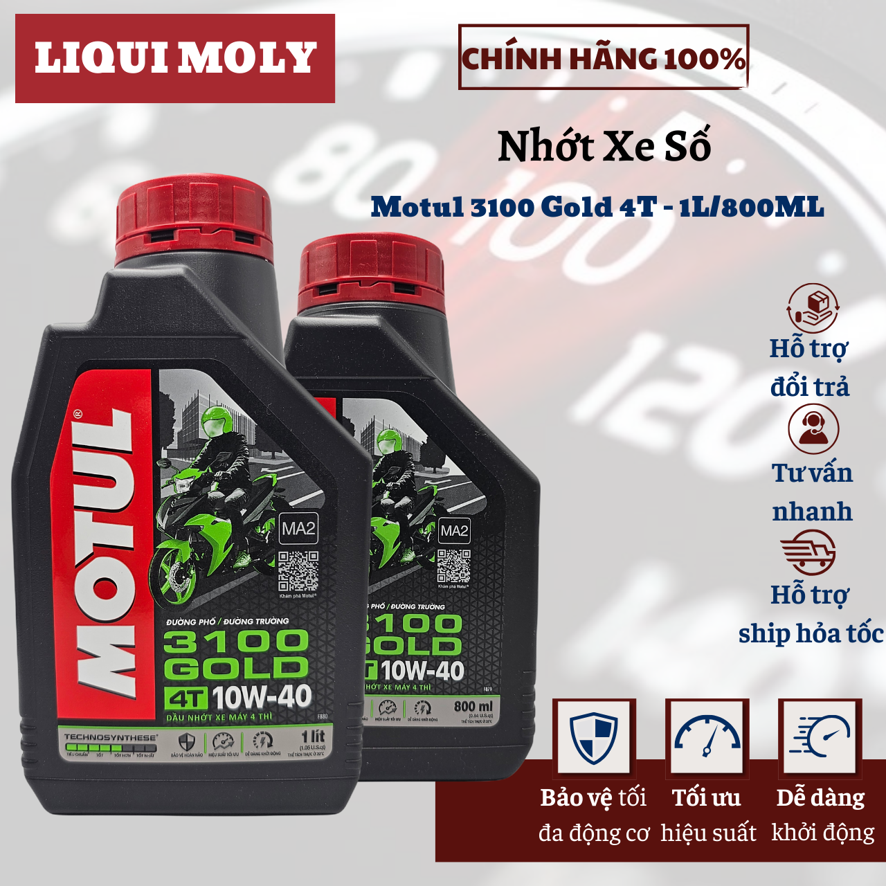 Nhớt xe số cao cấp motul 3100 gold