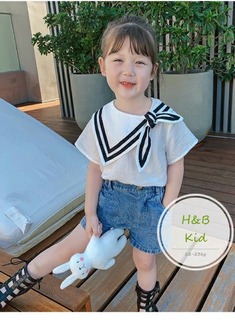 sét đồ thủy thủ cho bé gái