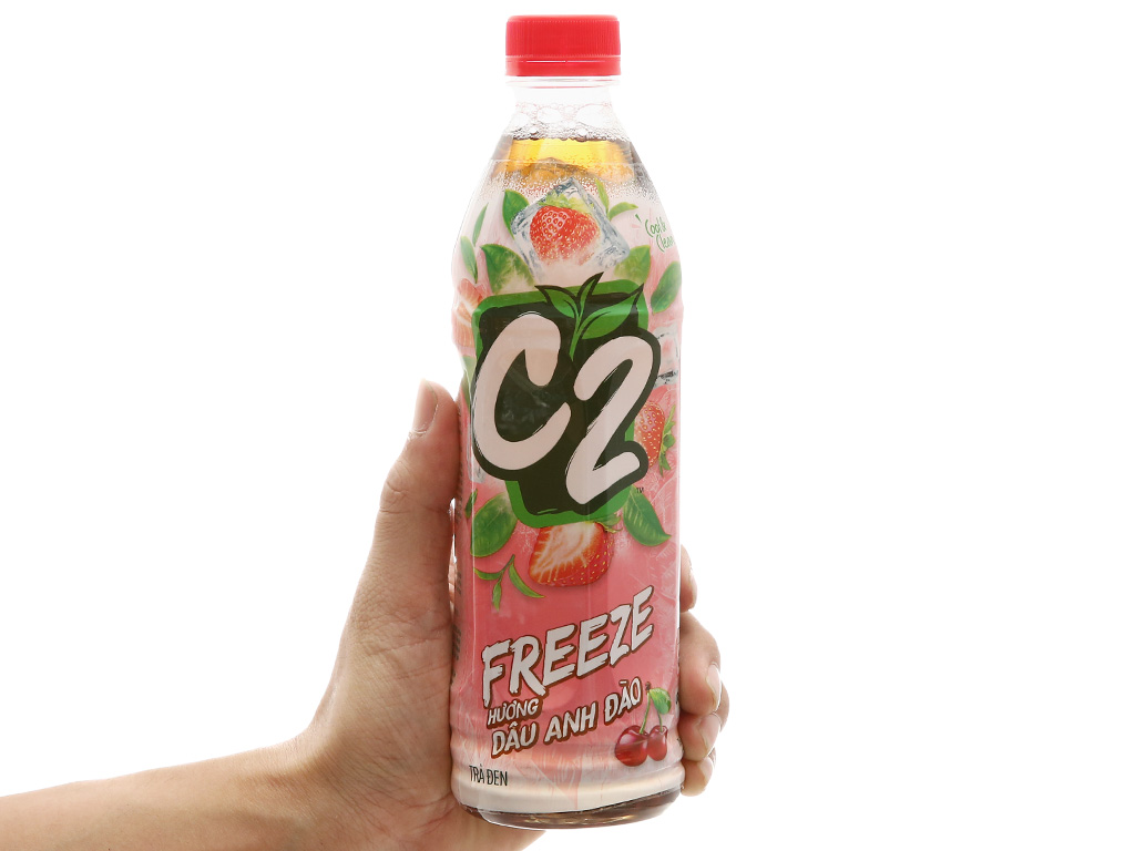 Lốc 6 chai C2 dâu anh đào freeze 455ml