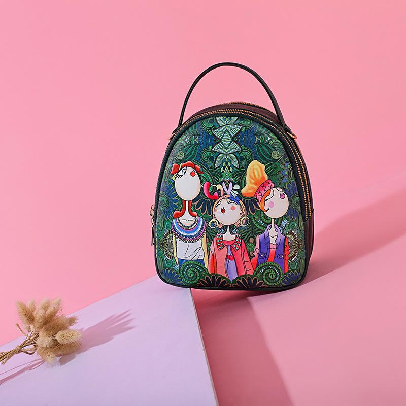 Balo mini cô gái rừng xanh siêu xinh