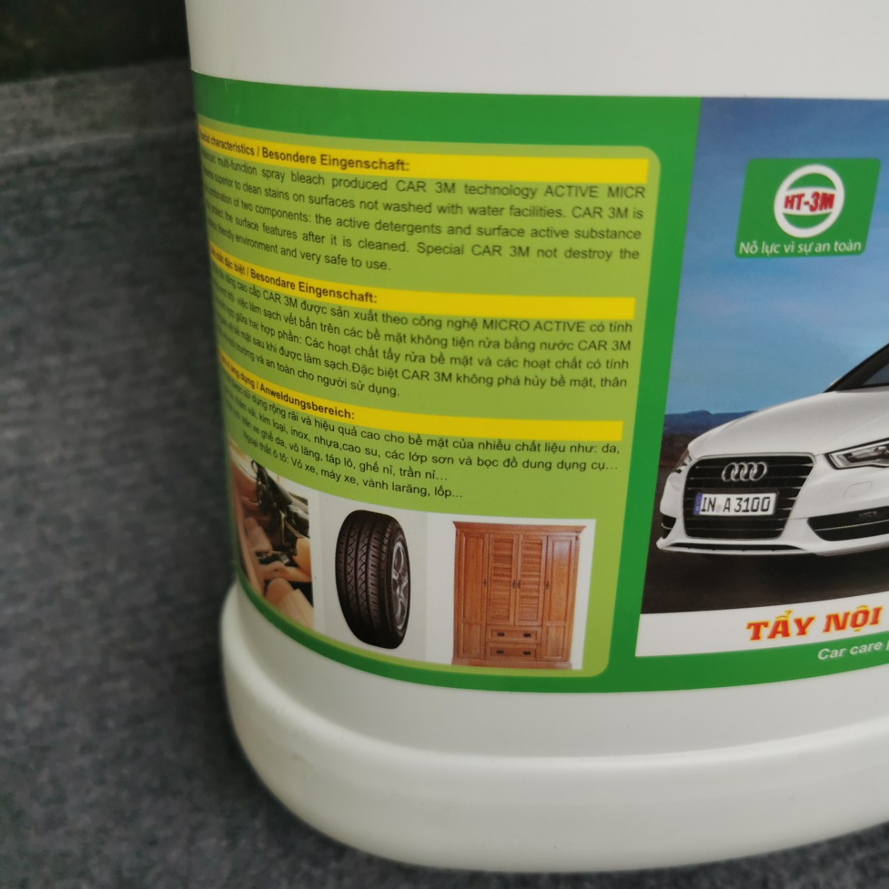 Dung Dịch Xi Đánh Nội Thất Can 4,5 Lít 3M
