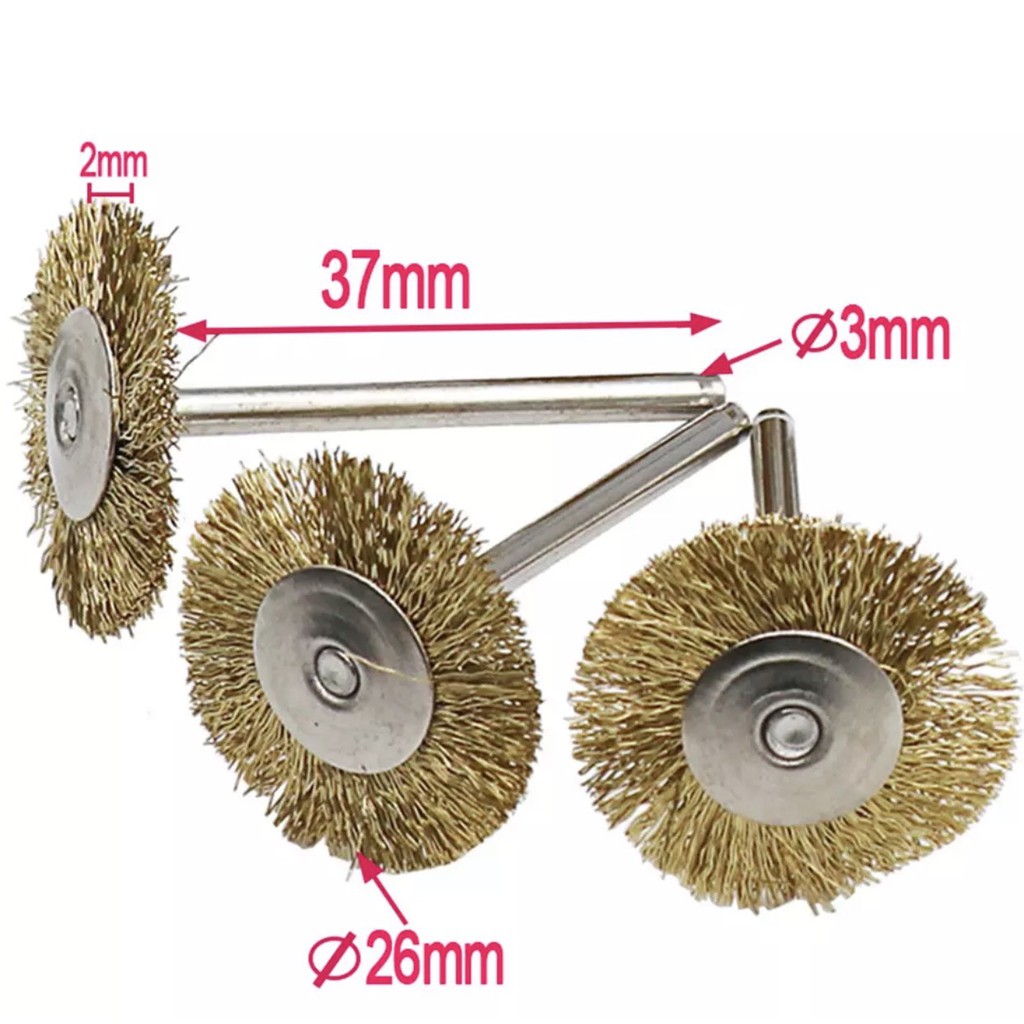 Chổi Đánh Rỉ Sắt Lông Ngựa 3 mm.