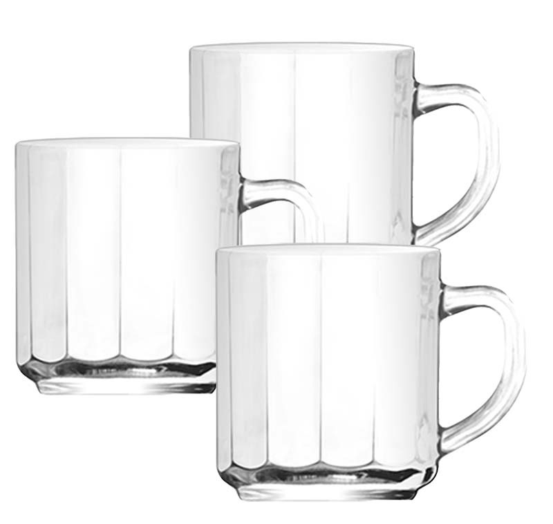 Bộ  6 Ly Quai Thủy Tinh Thái Lan 295ml UG 345