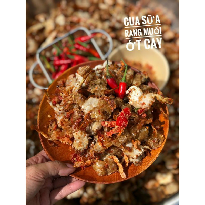 Cua sữa rang muối ớt cay 250gr