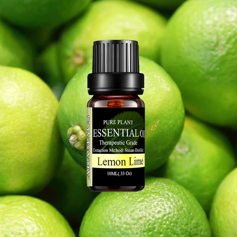 Pure lemon lime essential oil
