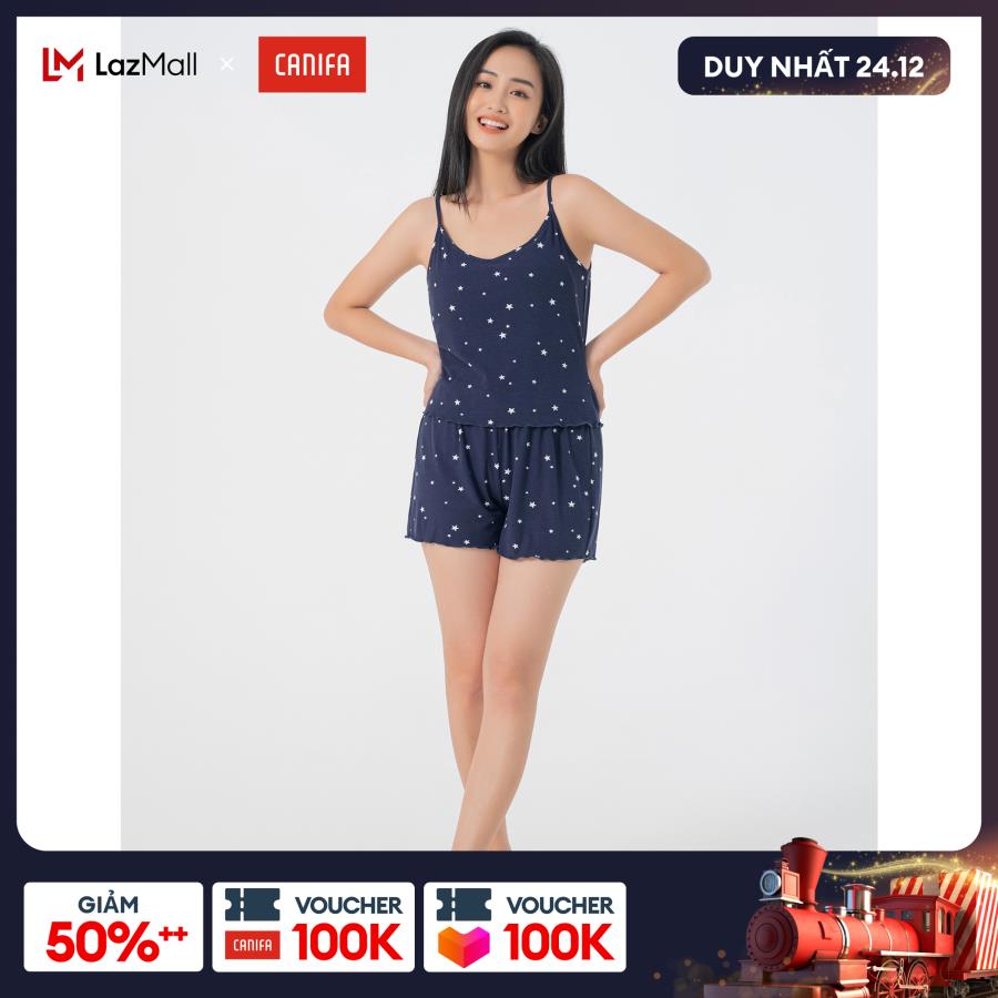 [15-17.5 VOUCHER TỚI 400K] Bộ quần áo mặc nhà nữ CANIFA 6LS22S037