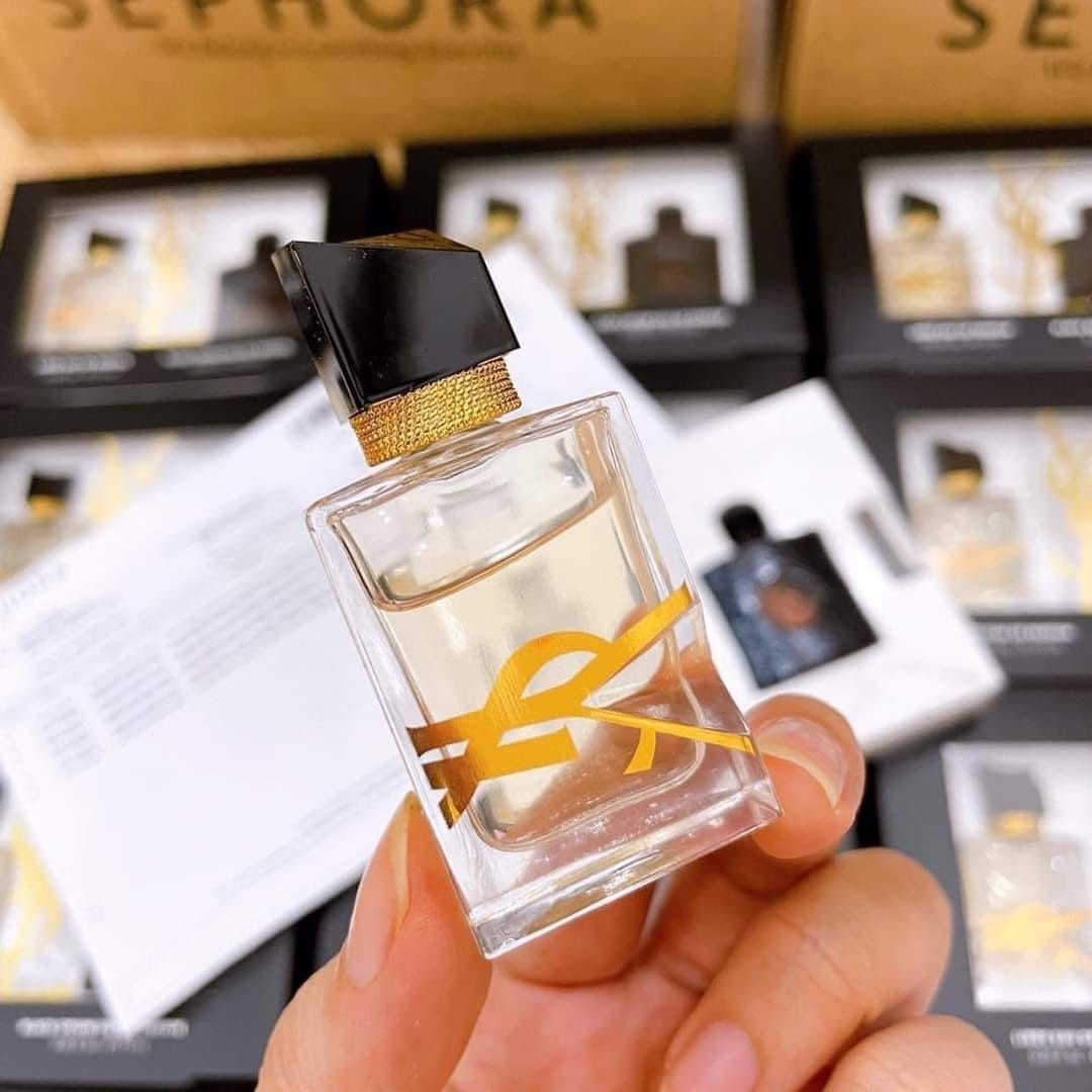 Set YSL Libre 2 Món Mini Nước Hoa 7.5ml + Son Fullbox