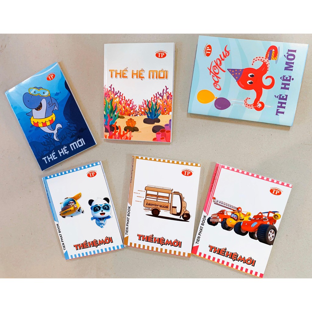 Tập 200 trang Thế Hệ Mới (5 quyển)
