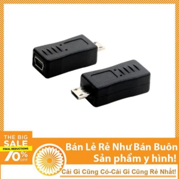 Bảng giá Đầu Chuyển Đổi Mini B USB Sang Micro B USB 2.0 Phong Vũ