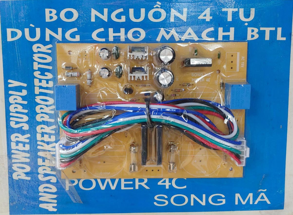 Mạch Lọc Nguồn Cho Công Suất BTL 4 Tụ