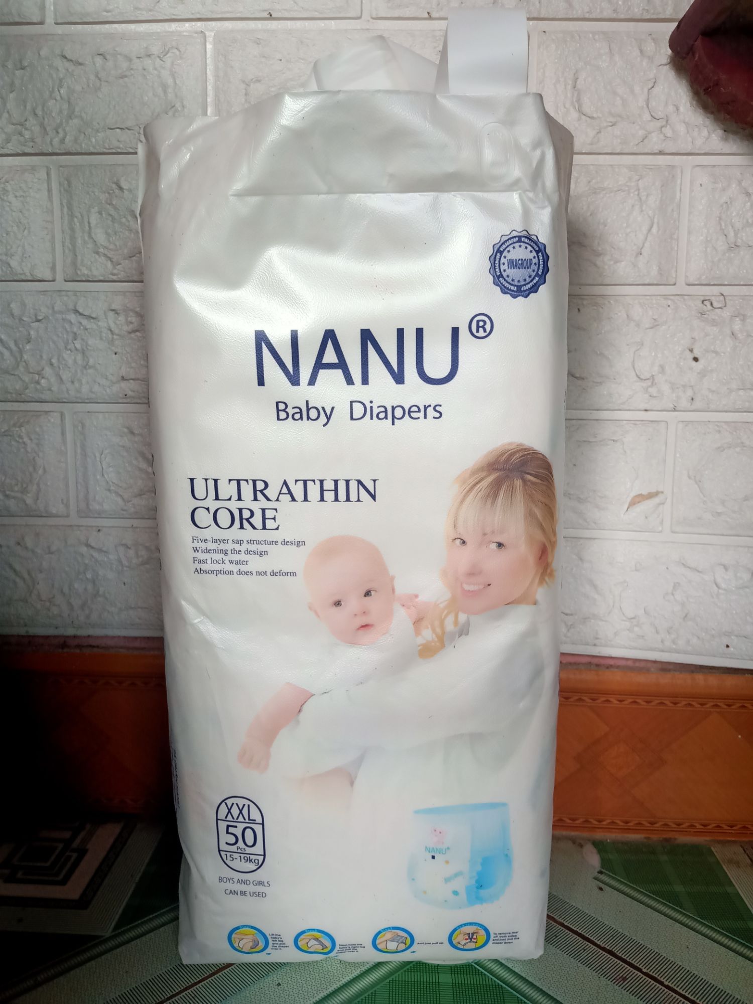 bỉm nanu  combo 100 miếng