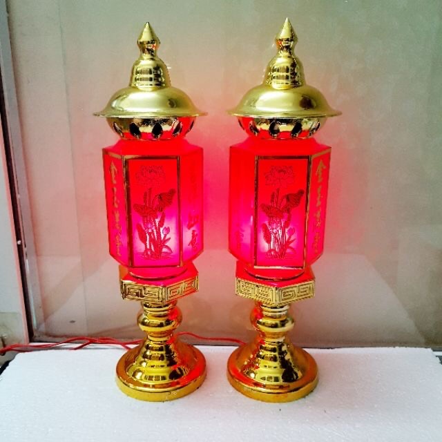 Đèn thờ lục giác 32 cm