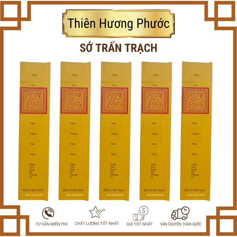 Giấy cúng tam tai cao cấp