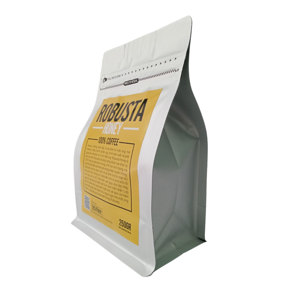 Cà phê Robusta Honey 250gr - The Kaffeine Coffee