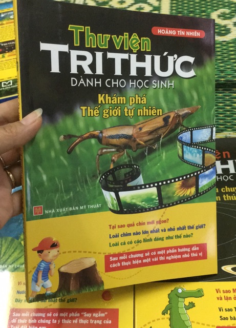 Sách - Bộ Thư Viện Tri Thức Dành Cho Học Sinh (Bộ 4 Cuốn)