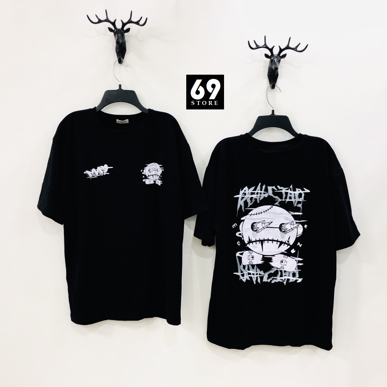 Áo thun tay lỡ form rộng unisex (hình thật)