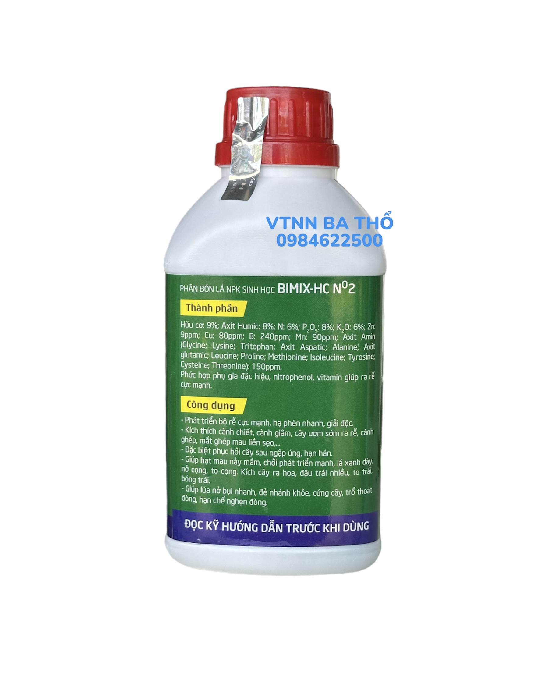 Phân Bón Lá Sinh Học ROOTS A9 500ml (chai)