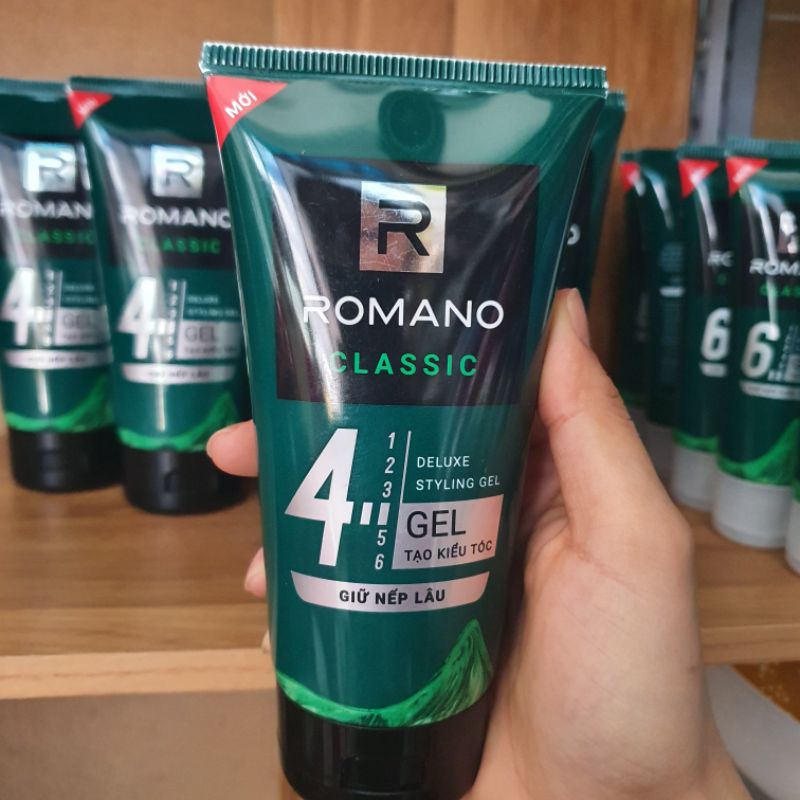 gel vuốt tạo kiểu tóc Romano classic 50gr , 150gr