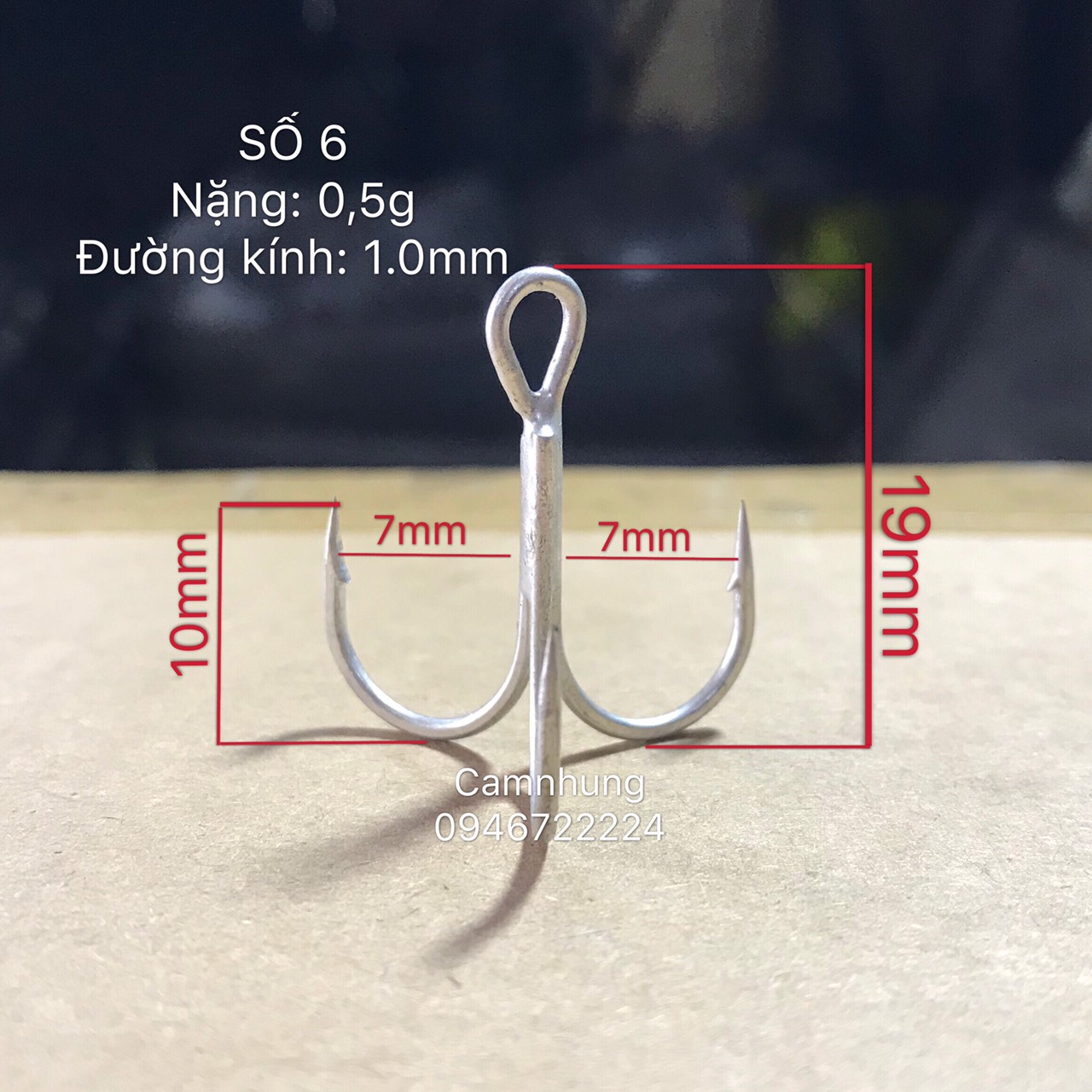 Lưỡi BKK màu trắng số 4-6-8-10- 12 (10 cái)