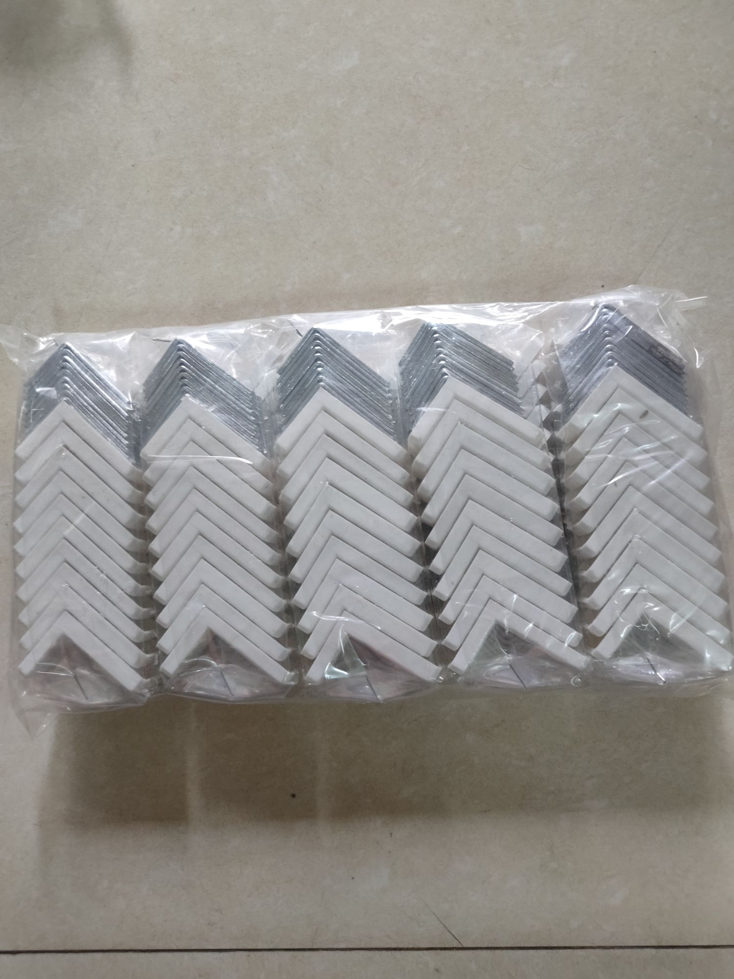 Combo 10 ke góc vuông lắp nhựa trắng ( loại bé )