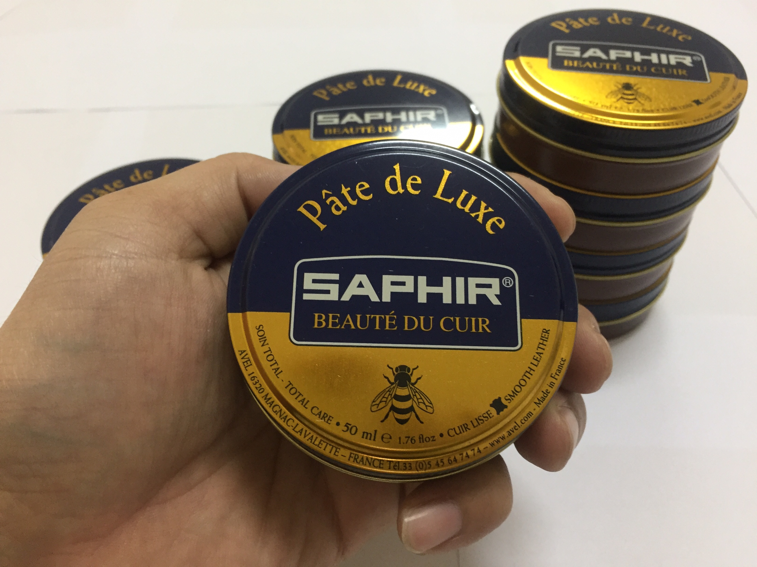 Xi đánh bóng giày Saphir Pate De Luxe BDC Pháp 50ml