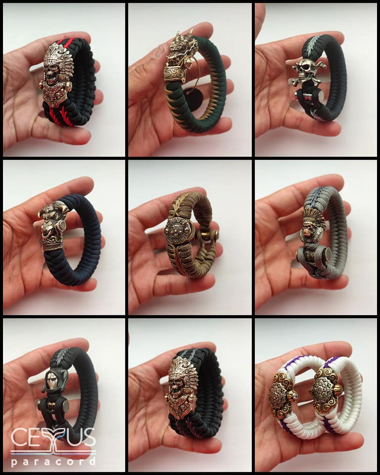 (Cuộn 2,5m) Dây paracord 9 lõi 4mm tròn
