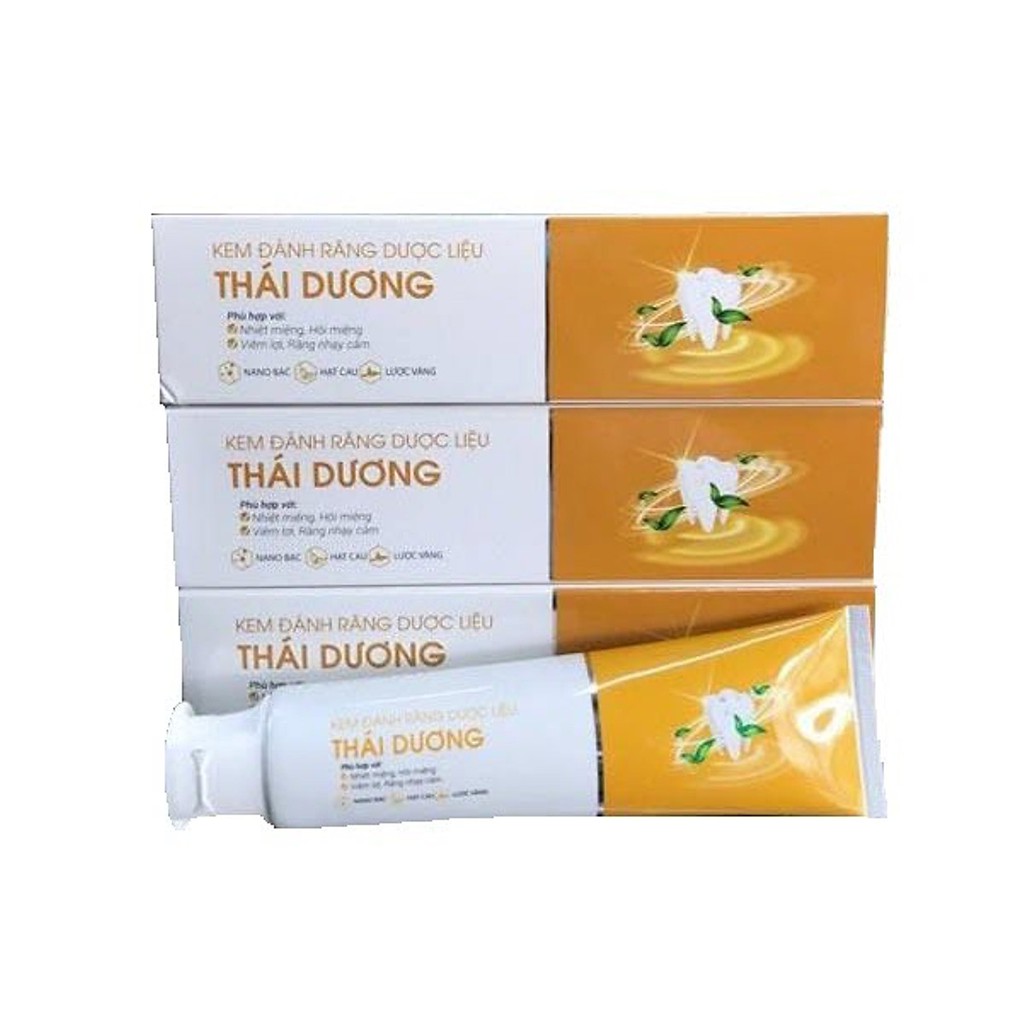 Kem đánh răng dược liệu Thái Dương - Tuýp 100 gr