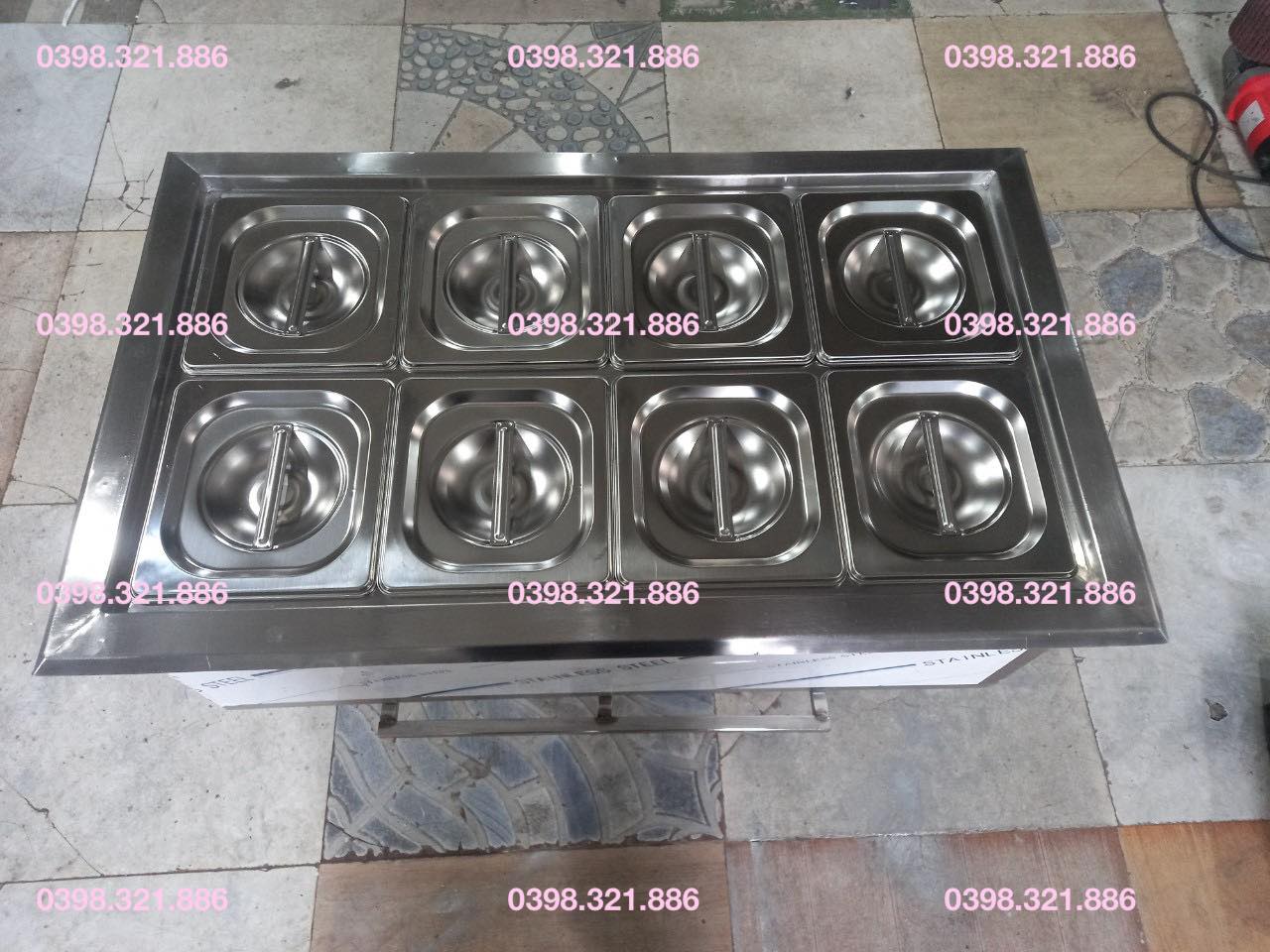 THÙNG ĐÁ 3 LỚP KÈM KHAY TOPPING
