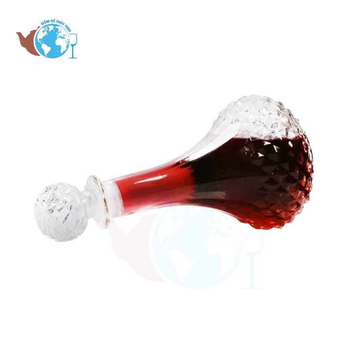 BR02 Bình đựng rượu ngâm sâm thuỷ tinh 750ml